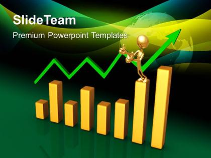 Growth making bar graphs excel progress chart business ppt process powerpoint