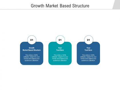 Growth market based structure ppt powerpoint presentation model visual aids cpb