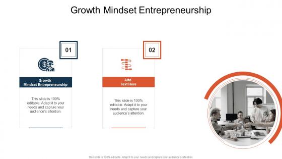 Growth Mindset Entrepreneurship In Powerpoint And Google Slides Cpb