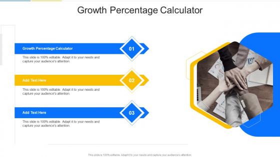 Growth Percentage Calculator In Powerpoint And Google Slides Cpb