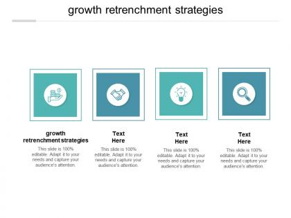 Growth retrenchment strategies ppt powerpoint presentation slides layouts cpb