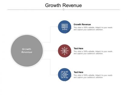 Growth revenue ppt powerpoint presentation gallery rules cpb