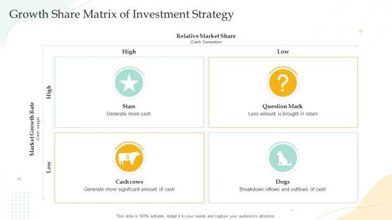Growth Share Matrix Of Investment Strategy