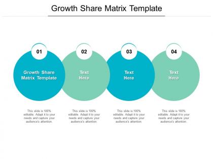 Growth share matrix template ppt powerpoint presentation infographics templates cpb