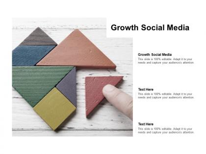 Growth social media ppt powerpoint presentation icon graphics download cpb