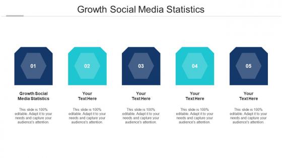 Growth Social Media Statistics Ppt Powerpoint Presentation Show Picture Cpb