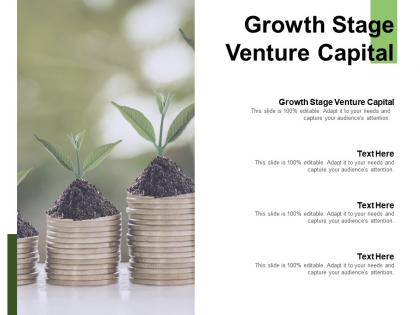 Growth stage venture capital ppt powerpoint presentation styles visuals cpb