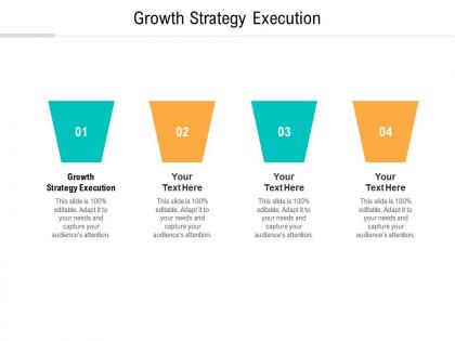 Growth strategy execution ppt powerpoint presentation outline infographic template cpb