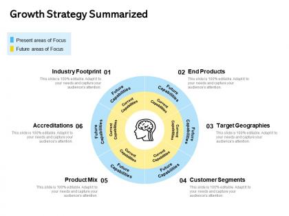 Growth strategy summarized ppt powerpoint presentation ideas rules