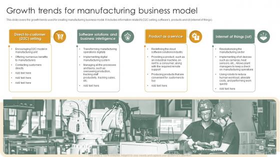 Growth Trends For Manufacturing Business Model