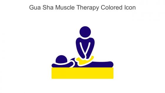 Gua Sha Muscle Therapy Colored Icon In Powerpoint Pptx Png And Editable Eps Format
