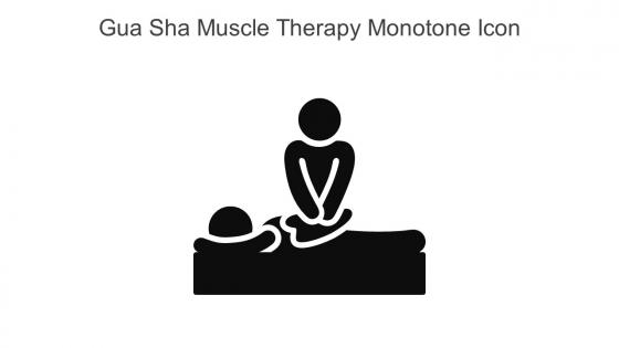 Gua Sha Muscle Therapy Monotone Icon In Powerpoint Pptx Png And Editable Eps Format