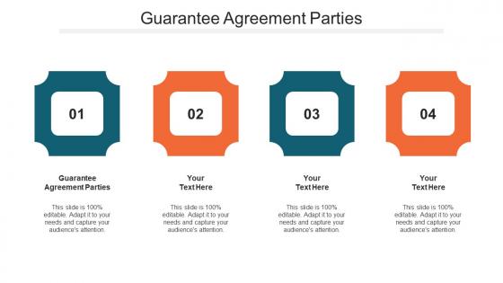 Guarantee Agreement Parties Ppt Powerpoint Presentation Summary Influencers Cpb