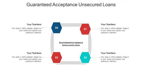 Guaranteed acceptance unsecured loans ppt powerpoint presentation portfolio brochure cpb