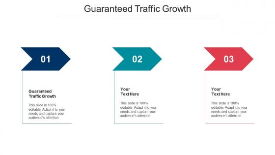 Guaranteed traffic growth ppt powerpoint presentation slides template cpb
