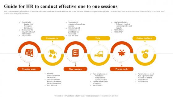 Guide For HR To Conduct Effective One To One Sessions