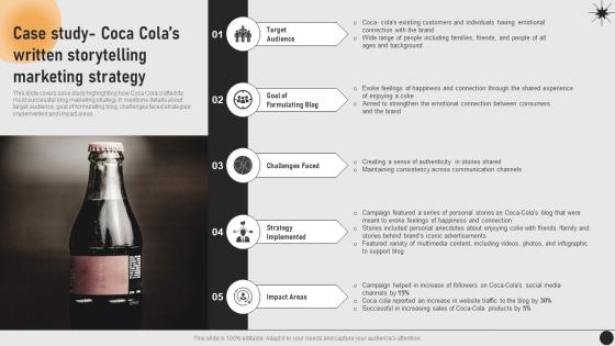 Guide For Implementing Storytelling Case Study Coca Colas Written Storytelling MKT SS V