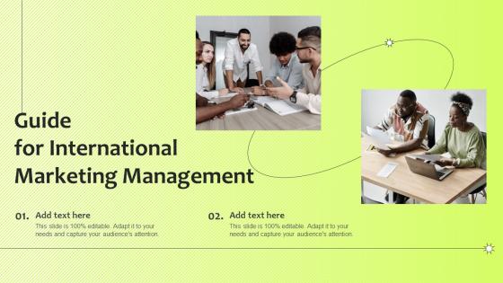 Guide For International Marketing Management Ppt Slides Background Images