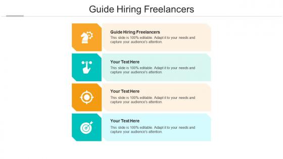 Guide hiring freelancers ppt powerpoint presentation portfolio slide download cpb