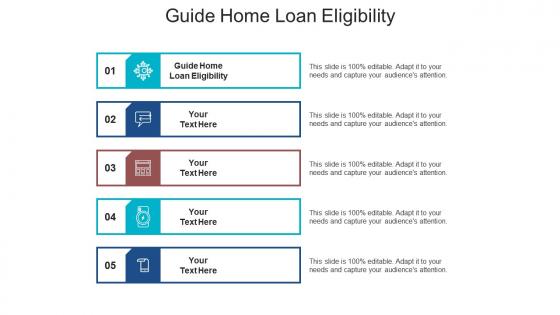 Guide home loan eligibility ppt powerpoint presentation show master slide cpb