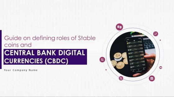 Guide On Defining Roles Of Stablecoins And Central Bank Digital Currencies CBDC Complete Deck BCT CD