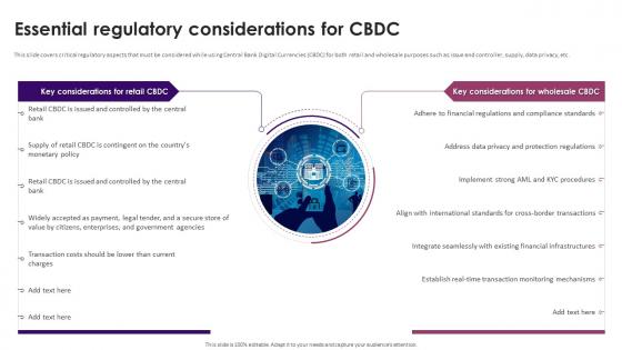 Guide On Defining Roles Of Stablecoins Essential Regulatory Considerations For CBDC BCT SS