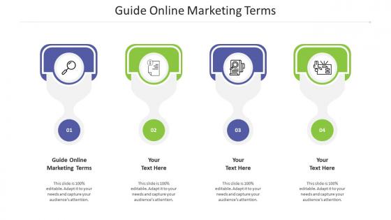 Guide online marketing terms ppt powerpoint presentation model format cpb