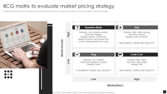 Guide To Common Product Pricing Strategies BCG Matrix To Evaluate Market Pricing Strategy