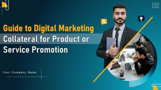Guide To Digital Marketing Collateral For Product Or Service Promotion Complete Deck MKT CD