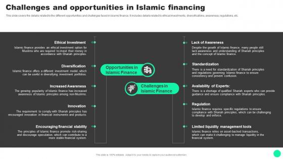 Guide To Islamic Finance Challenges And Opportunities In Islamic Financing Fin SS V