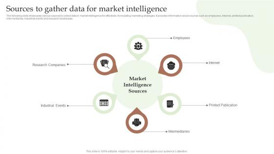 Guide To Utilize Market Intelligence Sources To Gather Data For Market Intelligence MKT SS V