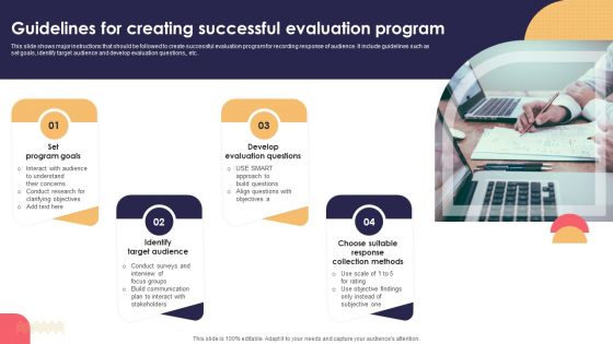 Guidelines For Creating Successful Evaluation Program