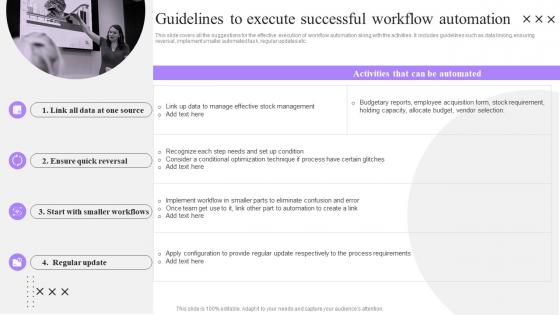 Guidelines To Execute Successful Process Automation Implementation To Improve Organization
