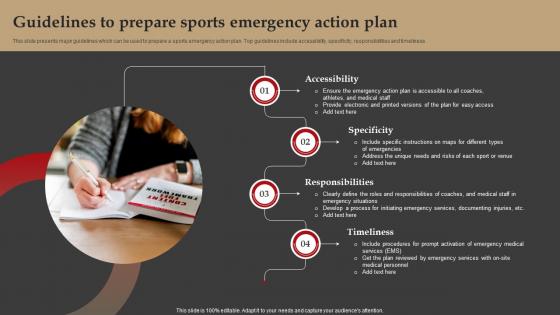 Guidelines To Prepare Sports Emergency Action Plan