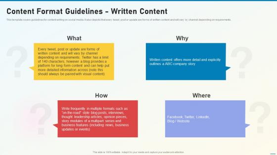 Guidelines Written Content Social Media Playbook