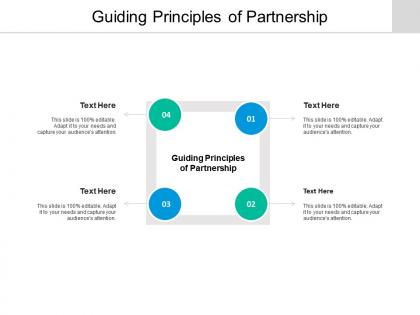 Guiding principles of partnership ppt powerpoint presentation layouts sample cpb