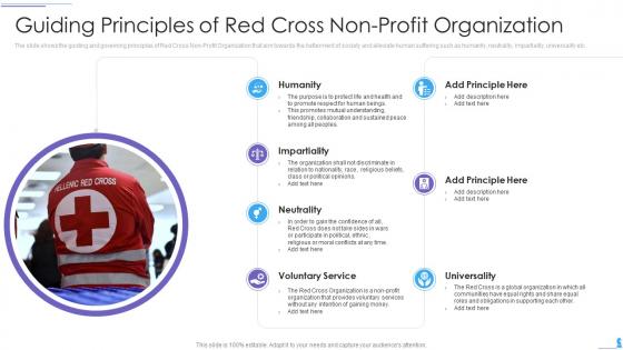 Guiding principles of red cross non profit organization ppt powerpoint presentation file files