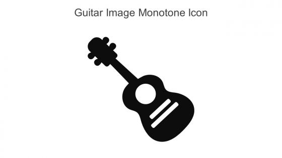 Guitar Image Monotone Icon In Powerpoint Pptx Png And Editable Eps Format