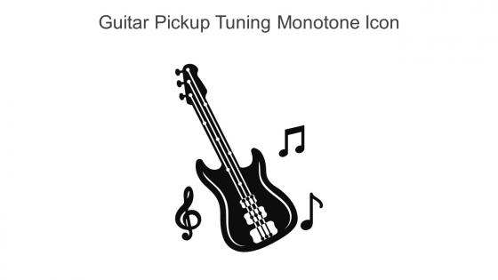 Guitar Pickup Tuning Monotone Icon In Powerpoint Pptx Png And Editable Eps Format