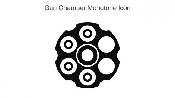Gun Chamber Monotone Icon In Powerpoint Pptx Png And Editable Eps Format