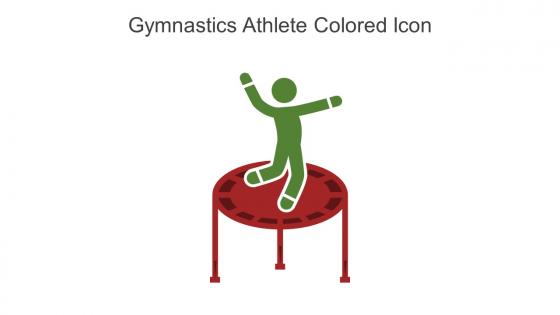 Gymnastics Athlete Colored Icon In Powerpoint Pptx Png And Editable Eps Format