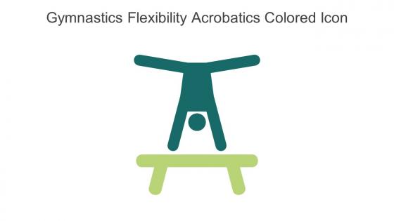 Gymnastics Flexibility Acrobatics Colored Icon In Powerpoint Pptx Png And Editable Eps Format