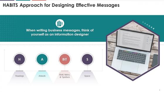 HABITS Acronym For Designing Effective Messages Training Ppt