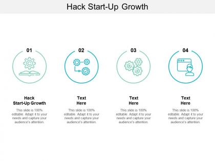 Hack start up growth ppt powerpoint presentation icon clipart cpb