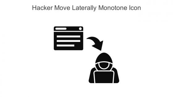 Hacker Move Laterally Monotone Icon In Powerpoint Pptx Png And Editable Eps Format