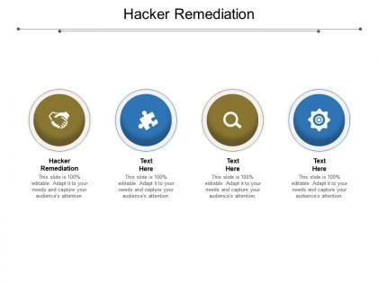 Hacker remediation ppt powerpoint presentation summary clipart cpb