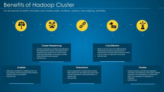 Hadoop it benefits of hadoop cluster ppt slides graphics