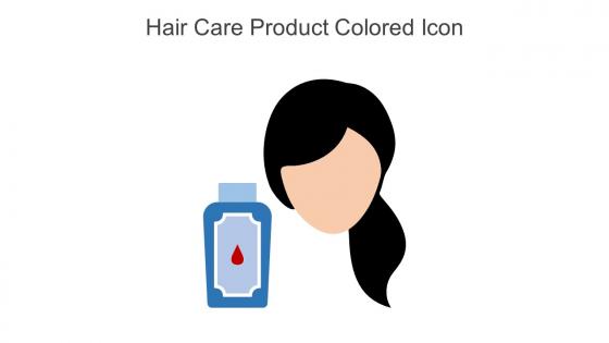 Hair Care Product Colored Icon In Powerpoint Pptx Png And Editable Eps Format
