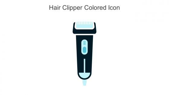 Hair Clipper Colored Icon In Powerpoint Pptx Png And Editable Eps Format