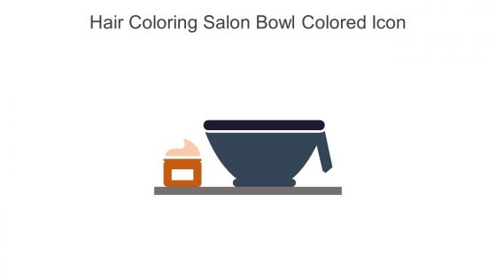 Hair Coloring Salon Bowl Colored Icon In Powerpoint Pptx Png And Editable Eps Format